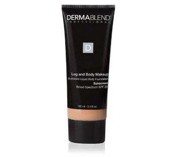 Dermablend Leg and Body Makeup Foundation with SPF 25, 25W Light Sand, 3.4 Fl. Oz.