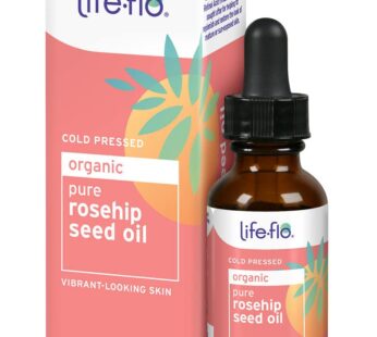 Life-flo Pure Organic Rosehip Seed Oil, Hydrating Face Oil, Dry Skin Care, Cold Pressed fr