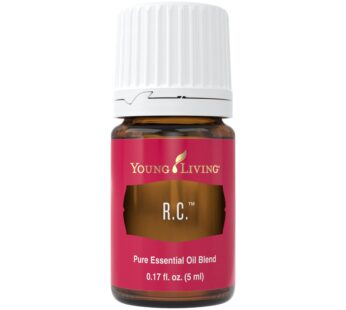 Young Living R.C. Essential Oil 5ml | Invigorating Blend with Eucalyptus, Myrtle, & Pine |