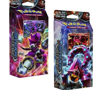 Pokemon Both XY Steam Siege 60-Card Theme Decks – Gears of Fire & Ring of Lightning!