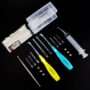 Airgoesin  6.75 inch Tonsil Stone Remover LED Tool Kit - 2 Sets, Oral Irrigation Syringe &