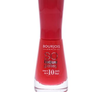 Bourjois So Laque Glossy Nail Polish for Women, 02 Prepp Hibiscus, 0.3 Ounce