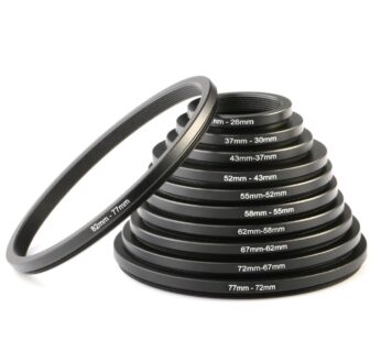 K&F Concept 11 Pieces Step Down Filter Adapter Rings Set, Metal Step Down Filter Adapter R