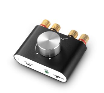 Nobsound Mini Bluetooth 5.0 Power Amplifier, Stereo Hi-Fi Digital Amp 2.0 Channel 50W x 2