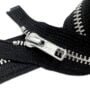 YKK  Sale 29" Jacket Zipper YKK #5 Aluminum Metal - Medium Weight Separating - Color Black