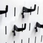 Wall Control Pegboard Medium 90 Degree Slotted Hook Pack - Slotted Metal Pegboard Hooks fo