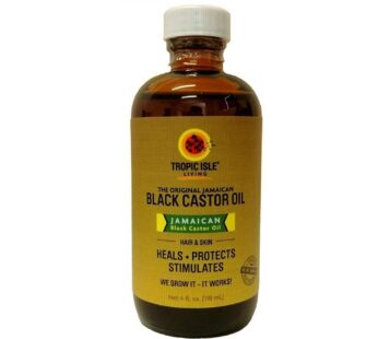 Tropic Isle Living Jamaican Black Castor Oil Glass Bottle (4 oz)