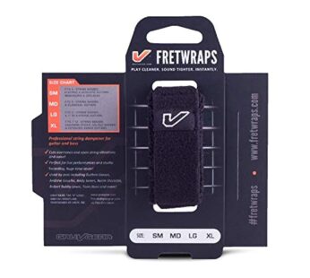 Gruv Gear FretWraps String Muter 1-Pack (Black, Medium) (FW-1PK-MD)