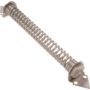 Hardware Essentials 851838 Stainless Steel Self-Closing Gate Spring, Adjustable Tension, 1