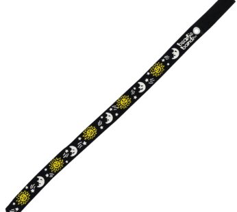 Beastie Bands Cat Collar, Suns Moons Stars (Color Will Vary)