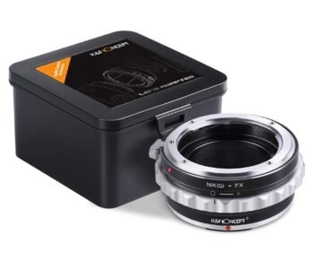 K&F Concept Camera Lens Adapter Ring Compatible with AI G AF-S Mount Lens to Fuji FX X-Pro