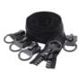 YaHoGa #20 Super Large (Huge) Plastic Zipper Black Heavy Duty Zippers by The Yard Bulk 2 Y
