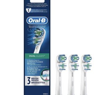Oral B Dual Clean Brush Heads, 3 Count – 2 Packs