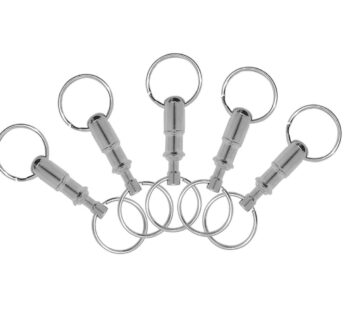 Lucky Line Quick Release Keychain, unisex, adult, Nickel-Plated Brass, 1 Per Pack (70701)
