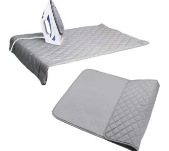 Houseables Ironing Blanket, Magnetic Mat Laundry Pad, 31.6″x17.6″, Gray, Quilted, Washer D