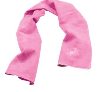 Ergodyne Chill Its 6602 Cooling Towel, Long Lasting Cooling Relief, Pink