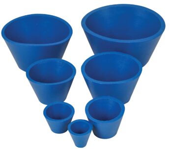 EISCO 7 Piece Filter Adapter Tapered Cones Set – Designed for Use with Buchner Funnels – M