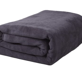 MYLSMPLE Microfiber Luxury Grey Bath Towel Extra Large Bath Sheet Beach Towel (36 Inch X 7