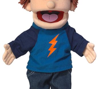 14″ Tommy, Peach Boy, Hand Puppet, White