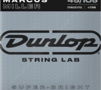 Jim Dunlop DBMMS45105 Marcus Miller Super Bright Bass Strings, Medium, .045 .105, 4 String