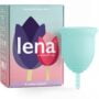Lena Menstrual Cup - Reusable, Soft Silicone, Super Heavy Flow, Experienced User - Ideal A