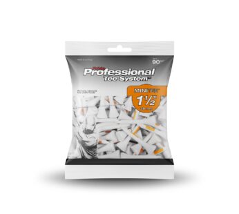 Pride Professional Tee System Mini Tee, 1-1/2-Inch- 90 Count (White)