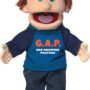 14" God Answers Prayers, Peach Boy, Christian Ministry Hand Puppet
