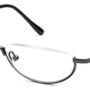 Readers The Lynwood Unisex Half Moon Half Frame 2.75 Grey