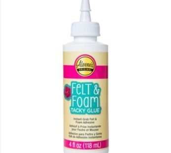 Aleene’s Felt and Foam Tacky Glue, 4 FL OZ, Original Version