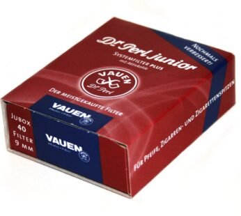 Vauen 40 Filters x 9mm Charcoal Pipe Filter dr. Perl Junior