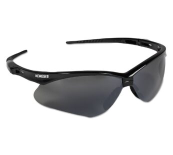 Jackson Safety V30 Nemesis Smoke Mirror Lens Safety Eyewear with Black Frame