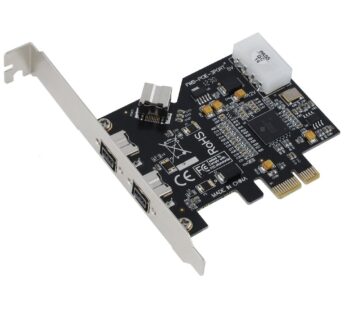 SEDNA – PCI-Express IEEE 1394b FireWire 3 Port Controller Card (2 External + 1 Internal)