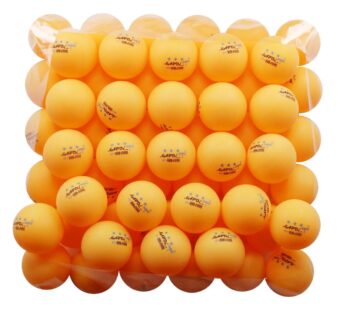 MAPOL 50- Pack Orange 3-Star Premium Ping Pong Balls Bulk,Advanced Training Table Tennis B