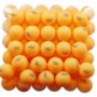 MAPOL 50- Pack Orange 3-Star Premium Ping Pong Balls Bulk,Advanced Training Table Tennis B