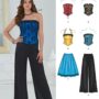 Simplicity Creative Patterns New Look 6242 Misses' Corset Top, Pants and Skirt, A (4-6-8-1