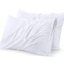 Utopia Bedding Waterproof Pillow Protector Zippered (2 Pack) Queen ? Bed Bug Proof Pillow