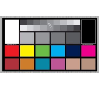 DGK Color Tools Digital Kolor Pro 16:9 Large Color Calibration and Video Chip Chart, 2-Pac