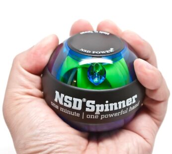 NSD Essential Spinner Gyro Hand Grip Strengthener Wrist Forearm Exerciser, Blue, Model Num