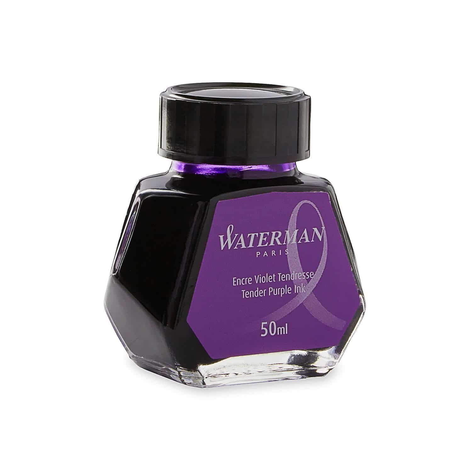 Waterman Ink for Fountain Pens, 50 ml, Tender Purple (S0110750) - Image 2