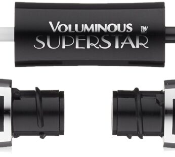 L’Oreal Paris Cosmetics Voluminous Superstar Mascara, Washable, Blackest Black, 0.41 Fl. O