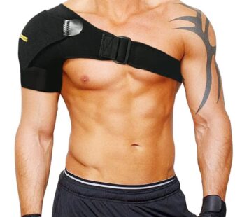 Shoulder Stability Brace with Pressure Pad by Babo Care – Light and Breathable Neoprene Sh