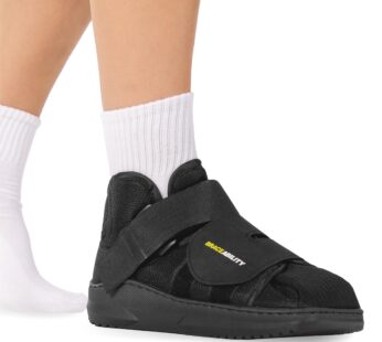 BraceAbility Closed Toe Medical Walking Shoe – Lightweight Broken Toe Cast Boot, Fractured