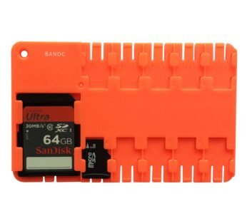 Bandc 2pcs Red Micro Sd/sdhc/sdxc Card Storage Holder Case (Memory Card Not Included)