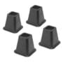 Whitmor Bed Risers - Black (Set of 4)