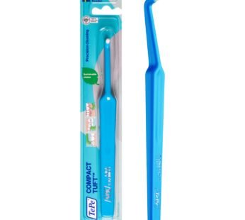 TEPE Compact Tuft Toothbrush, Tufted Brush End Orthodontic Toothbrush for Braces, Dental I