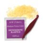 100 Pcs Natural Orthodontic Elastic Dental Rubber Bands for Braces, Dreadlocks Hair Braids