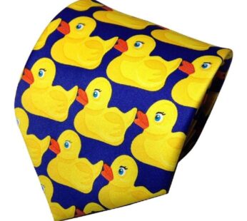 TrendyLuz Rubber Duck Necktie Barney Ducky Tie