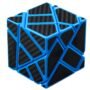 Cuberspeed Ghost 3x3 Blue Magic Cube 3x3 Ghost 3x3x3 Speed Cube with Black Carbon Fiber St
