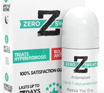 ZeroSweat Antiperspirant Deodorant | Clinical Strength Hyperhidrosis Treatment – Reduces A