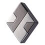 BePuzzled | Diamond Hanayama Metal Brainteaser Puzzle Mensa Rated Level 1, for Ages 12 and